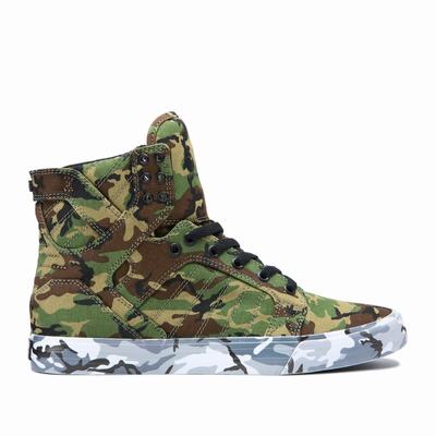 Supra SKYTOP - Miesten Matalavartiset Tennarit - Camo